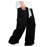 Heyfanee Baggy Jeans with Drawstring Denim