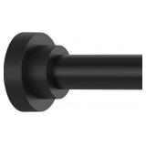 Thestoa Adjustable Shower Rod 43-66" Black