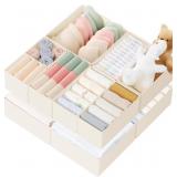 Criusia Drawer Organizer 10 Pack Beige
