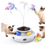 Pawtners 4-in-1 Cat Toy for Indoor Cats
