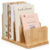 Cook Book Organizer: Bamboo Stand, 4-Slot