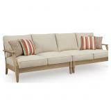 Clare View Outdoor Loveseat Left/Right Beige