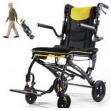 Foldable Transport Wheelchair for Adults