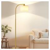 Tall Floor Lamp 65" with 9W LED, Gold