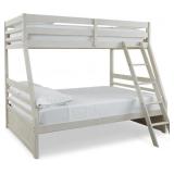 Robbinsdale Antique White Twin/Full Bunk