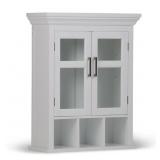 Simpli Home Avington White Cabinet