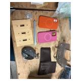 6pc 2 phone cases 3-switch outlet cover Wood