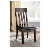 Haddigan Dark Brown Upholstered Dining Chair