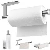 MGahyi 13.2" Wall Mount Towel Holder, Silver