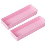 Teling 2 Pcs Pink Desk Organizer Set