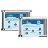 Expandable Window Screen, 2 Pack