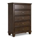 Ashley Danabrin 5-Drawer Chest Wood Brown