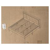 Resident king upholstered bed