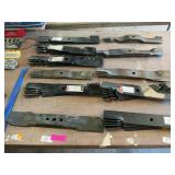 Assorted mower blades