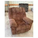 Brown recliner