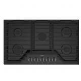 Whirlpool 36 in. 5-Burner Gas Cooktop, Black Stain