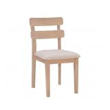 Linon Drury Mid Century Side Chair, Natural