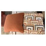 Burnt Orange Throw Pillow 18"x18"