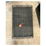 Metal pet crate