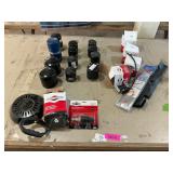 Assorted mower parts