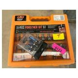 Forstner bit set, router bit set