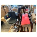 Assorted chairs,