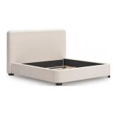 Whittgate King Nuvella Performance Fabric Bed