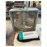 Box fan, key board