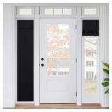 2ct RYB HOME Sidelight Curtains, Front Door Window
