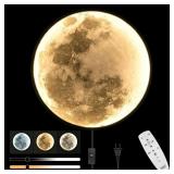 QIYIMEILUX Moon Wall Sconce LED Light