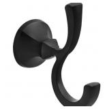 Ashlyn Double Towel Hook in Matte Black