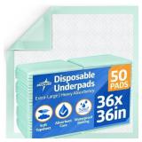 Medline Protection Plus Underpads 36x36 (50)