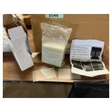 2x3.5" plastic rectangles W film