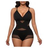 Avidlove Shapewear Bodysuit with Snap Crotch
