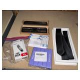 5pc lot W/ tie, film, toothbrush head, cover