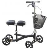 Roscoe Knee Scooter, Foldable, 350lb Black