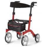 Medline European Rollator with Backrest