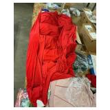 3ct large red elastic table cover with corners