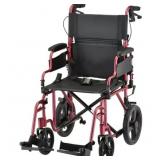 NOVA Lightweight Transport Chair, 12" Wheels