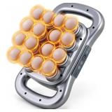 16-Head Massage Gun: 9 Styles, 2600mAh, Silver