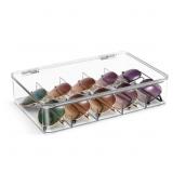 Sorbus Sunglasses Organizer - Clear Case