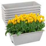 8pcs Window Box Planter, Rectangle Planters