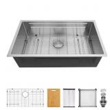 33 in. Undermount Sink, 16-Gauge SS