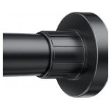 Ausemku 32-80" Adjustable Shower Rod, Black