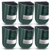 Qualirey 6-Pack Solar Motion Alarm Strobe