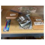 Door hinge stopper, battery, misc