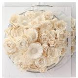 AceOrbit Set of 50 DIY Sola Wood Flowers