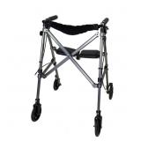 Able Life Space Saver Rollator, Black Walnut