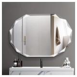 SNUGACE Beveled Frameless Vanity Mirror 20x28