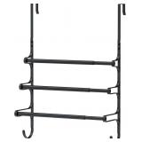 CANYAVE Over The Door Towel Rack, 3-Tier Hooks